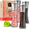 Home EC Original Stainless Steel Sea Salt and Pepper Grinder Set of