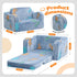 1-3, 2-in-1 MeMoreCool Glowing Dinosaur Kids Chair, Glow-in-the-Dark Kids Couch for Boys Ages Convertible Fold-Out Sofa