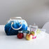 Waves of Change Insulated Recycled Plastic Small Lunch Satchel, 6 Can Capacity, Waves Design