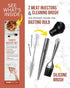 Liquid Solution Turkey Baster 5 Piece Set, Includes Baster, Basting Brush, Flavor Injector for Cooking and Barbecue