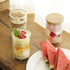 2 Pack 15oz LIBWYS Overnight Oats Containers with Bamboo & Stainless Steel Lids, Meal Prep Jars - Double Walled High