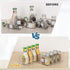 Vtopmart 4 Pack Clear Food Storage Organizer Bins for Pantry, Kitchen, Fridge, Cabinet Organization