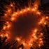 YULETIME Orange Christmas Lights with Brown Wire, 66 Feet 200 Count UL Certified String Lights, Pack of 2 Sets
