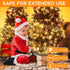 33FT 500LED 8 Christmas Lights Plug in,Cluster String Lights with Timer and Modes,Mini Globe Lights for Indoor Outdoor