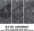 Kitchen Mat 1 PCS, Non Slip Cushioned Rugs for Kitchen Floor, Absorbent Comfort Mats Washable 17.3"x47" (Black)