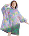 Fiosnow Glow in the Dark Mushroom Blanket Hoodies for Kids 6-13YR Oversize
