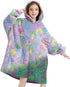 Fiosnow Glow in the Dark Mushroom Blanket Hoodies for Kids 6-13YR Oversize