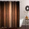Gibelle Brown Striped Shower Curtain - Orange Copper and Pale Peach Abstract Vintage Ombre Design, 72x72