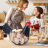 FJAXLJGYP Countertop Chicken Egg Basket, Egg Collecting Baskets,Metal Wire Egg Basket with Handle, Farmhouse Chicken