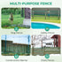 4'x50'/7.5LB Ohuhu Plastic Garden Fence Safety Fence, Reusable Netting Plastic Mesh Fence Roll, Temporary Fencing