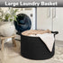 Goodpick Large Blanket Basket, 22"X 14" Woven Rope Storage Basket for Laundry, Kids Toy Organizer