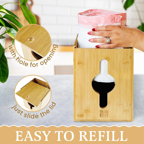 YordankShop 13,30,33 3 Extra Large Trash Bag Dispenser Holder, Fits Gallon & Large Rolls, Wall Mount or Under Sink