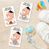 Baby Shower Games 38 Raffle Cards, Dirty Diaper Scratch Off Game, Fun and Easy Baby Shower Activity