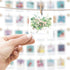 BIZYAC Hanging Photo Display Room Wall Decor - Sculptural Picture Frames Collage with 30 Clips