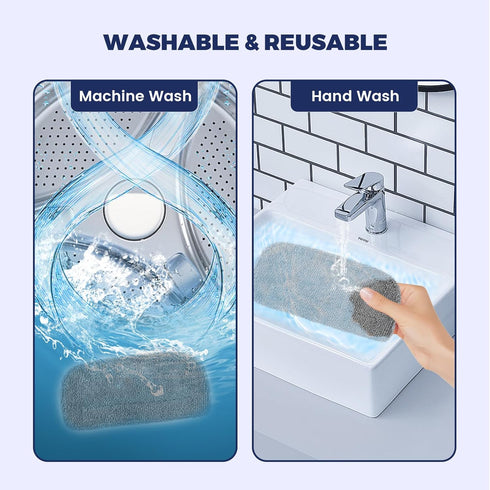 Fanshuge 2Pack GF-6610B/GF-6610Highly Steam Mop Replacement Pads Compatible with GorFanty Steam Mop Model Absorbent