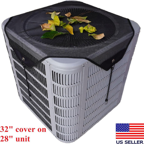 MODERN WAVE Central Air Conditioner Cover - Universal Outdoor AC Cover Defender (Mesh, 32" x 32")