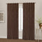Starburst Window Curtain Panel, Chocolate - 54 by 63-Inch