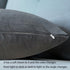 Aitliving Pack 2 12x20" of Cotton Velvet Decorative Velvet Accent Lumbar Throw Pillowcases Slate Grey Soft Solid Both