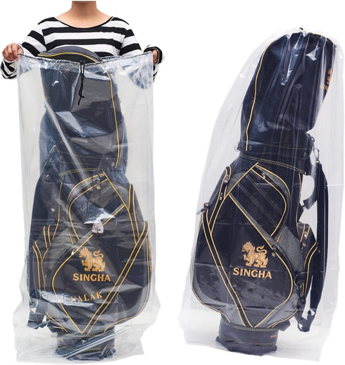 Big Plastic Bags Multi-Purpose Drawstring Bag Set, Reusable for Household Organizing