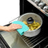 Charles Viancin Honeycomb Silicone Pot Holder, Withstands Temperatures up to 220°C / 428°F, Turquoise