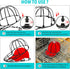 Hat Washer for Washing Machine (2 Pack) - Cleaner for Baseball Caps with Frame Cage, Dishwasher Safe (Black)