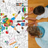 Naozinebi Football Giant Coloring Poster Football Large Versatile Activity Drawing Paper Coloring Tablecloth DIY Sport