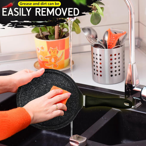 Cookware Pans Replacement Grip Handle, Removable Lid Handle Knob for Pots and Pans with Detachable Screw