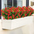GREENRAIN Artificial Flowers, UV Resistant Fake Flowers for Outdoor Decoration, No Fade Faux Plastic Plants Garden