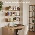 VMROF Set 3, 17 Inches, 3) Wall Bookshelf, of U Shaped Floating Bookshelf, Hanging Bookshelves for Wall, Wall Mounted