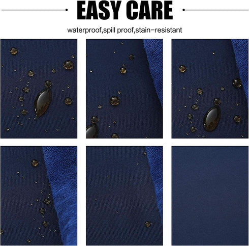 210GSM Blue,70 120 Inch) Obstal Rectangle Table Cloth - Heavy Duty Water Proof Microfiber Tablecloth, Decorative Fabric