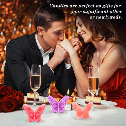 SUPXYC 3PCS Night(3.1 Inch, Low Temperature Candles, Low Heat Body Safe Candles Wax Play for Adult, Romantic Wax Play