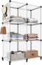 HOMIDEC 6-Cube Storage Organizer, Closet Shelf Bookcase with Metal Hammer for Kids and Bedroom