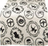 DII Halloween Party Tabletop Decor, Reusable Cotton Fabric Table Runner, 14x72, Spooky Portraits, Machine Washable