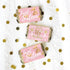 Pink and Gold Sweet 16 Birthday Party Mini Chocolate Candy Bar Wrappers - 42 Count, Sweet Sixteen Party Favor