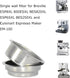 50mm Dual Wall Filter Basket, Filter One Cup and BES820XL/205 Two Cup for Espresso Maker EM-100 (2 Pack)
