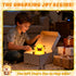 Dimmable YuanDian Highland Cow Night Light, Squishy Silicone Lamp.Rechargeable, with Timer, Touch Control Bedside