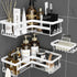 StorageRight Corner Shower Caddy, 3 Pack Adhesive Bathroom Accessories with Soap Holder,