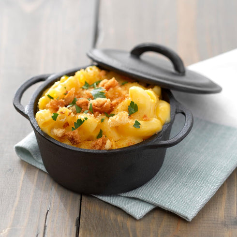 GoodCook Pre-Seasoned Cast Iron Mini Dutch Oven, Black