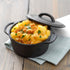 GoodCook Pre-Seasoned Cast Iron Mini Dutch Oven, Black