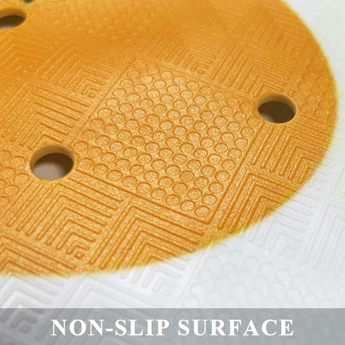 40x16In Bathtub Mat Non Slip Extra Long Boho Bath Mat for Tub Decorative Bath Tub Mat with Drain Holes Suction Cups