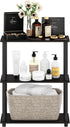 3-Tier Furinno TURN-N-TUBE Storage Shelves, Book Shelf, Corner Shelf, Toolless Open Shelves, for Organization