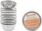 Gifbera Standard Silver Foil Cupcake Liners - Metallic Paper Muffin Baking Cups, 200-Count