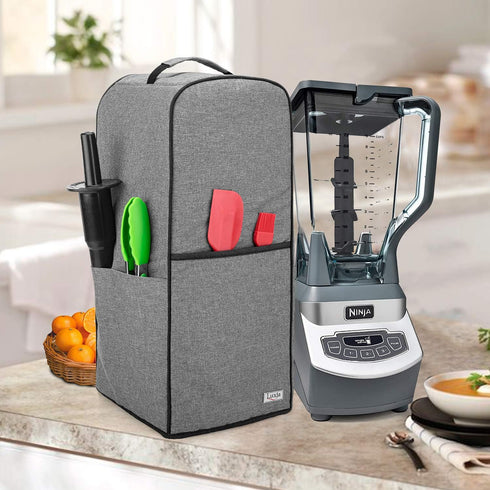 Luxja Blender Cover for Ninja Foodi, Compatible Gray Cover for Ninja Foodi Blender