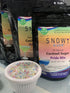 Rimming, (4 Snowy River Pride Mix Cocktail Sugar - Vibrant Naturally Colored Rainbow Sugar for Cocktail Baking