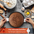 RFAQK 6-Inch Round Cake Pan Set of 4 with 60 Parchment Papers, Nonstick Baking Pans, Dishwasher Safe