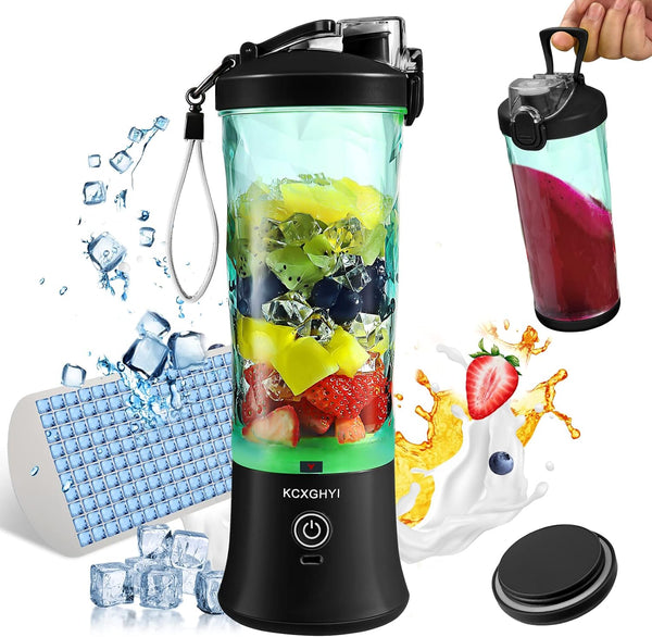 Portable Blender, Personal Size 20 oz Blender for Smoothies, Milkshakes, Fresh Juices, and Baby Food, BPA Free,