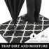 SHACOS Indoor Door Mat 24"x36" - Washable Non-Slip Entryway Rug, Dirt Trapper for Home, Garage, Kitchen, Laundry, Black