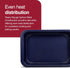 Zyliss E980190 Non-Stick Oven Tray, 30cm x 20cm, Dark Blue Carbon Steel Baking Tin, Dishwasher Safe, 5 Year Guarantee