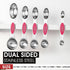 Spring Chef Pink Stainless Steel Magnetic Measuring Spoons Set of 8 with Leveler for Baking and Cooking Ingredients