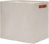 DULLEMELO Large Fabric Storage Basket, Collapsible Storage Container Box with Handles for Organization, Cream
